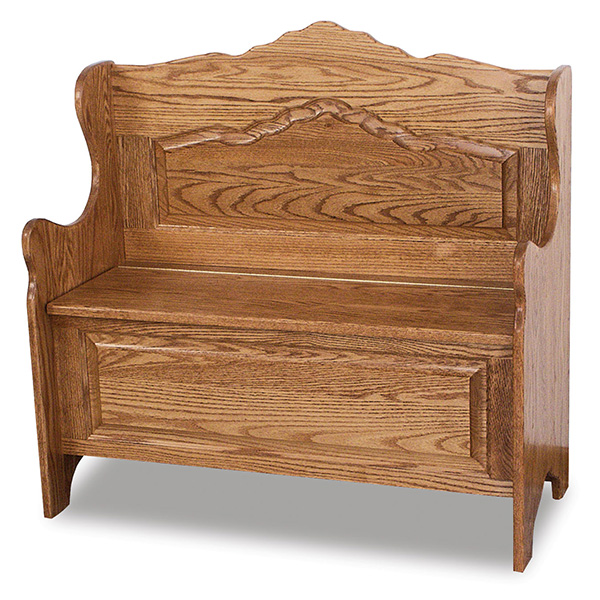 Antique deacons on sale bench with storage